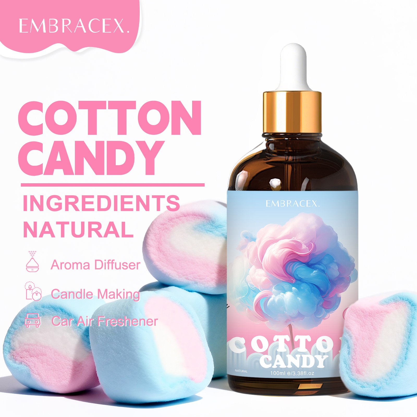100ml Cotton Candy Fragrance O - Candle Fragrance review and price