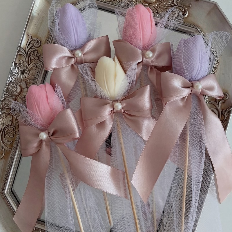 5pcs Tulip Scented Candle on B - Soy Wax review and price