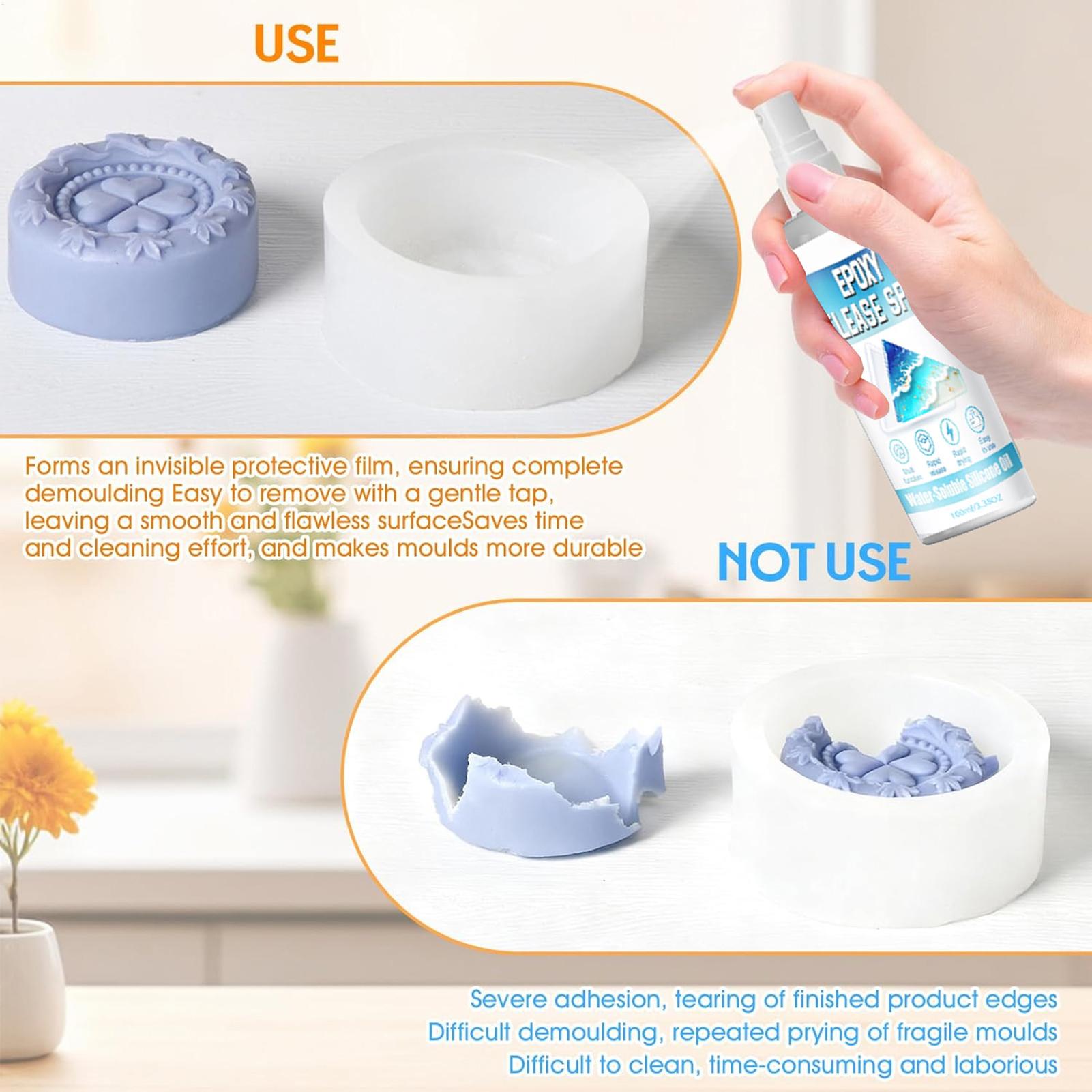 100ml Silicone Release Spray E - Candle Molds review and price