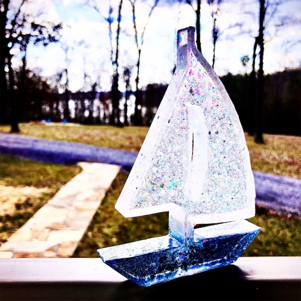 3D Sailboat Night Light Silico - Candle Lighter review and price