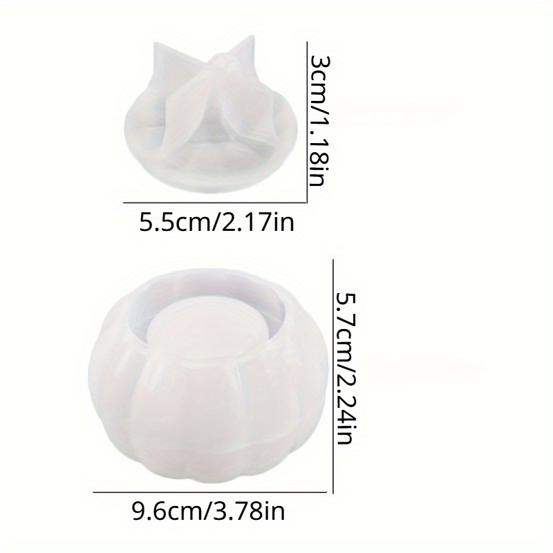 2pcs Pumpkin Jar Silicone Mold - Candle Containers review and price