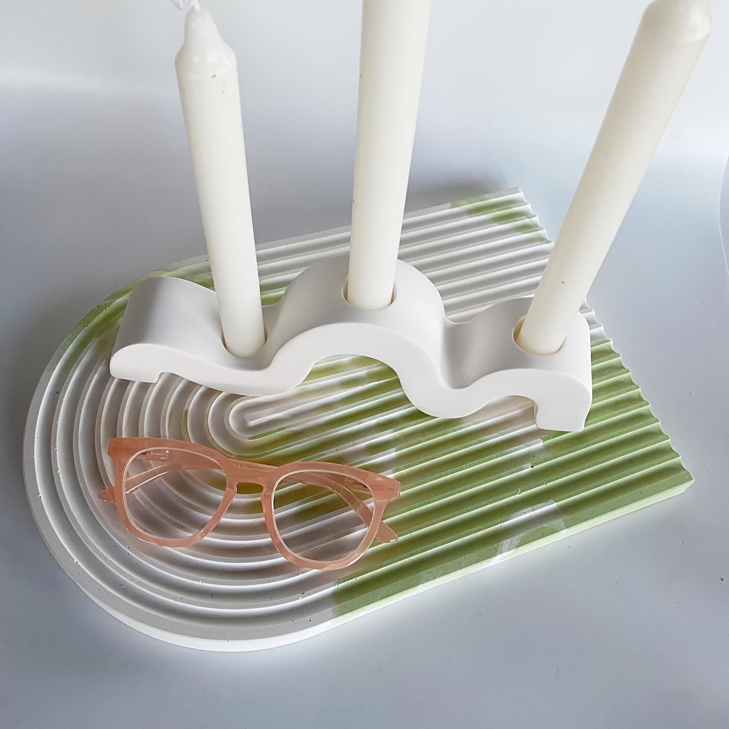 Curved Candlestick Silicone Mo - Candle Molds review and price