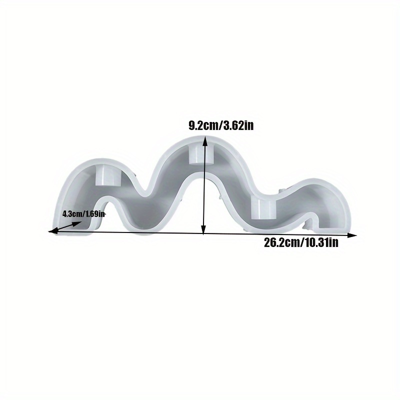 Curved Candlestick Silicone Mo - Candle Molds review and price