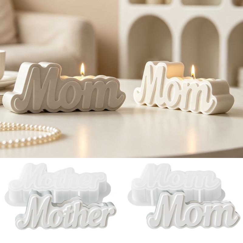 Letter Shape Vase Plaster Sili - Candle Containers review and price