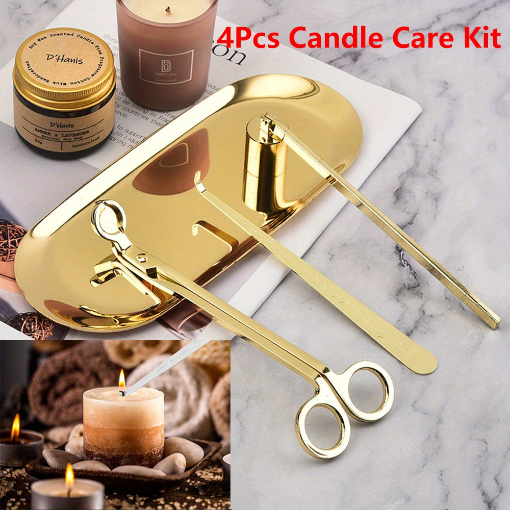 4pcs/set Luxury Candle Care Ki - Candle Wick review and price