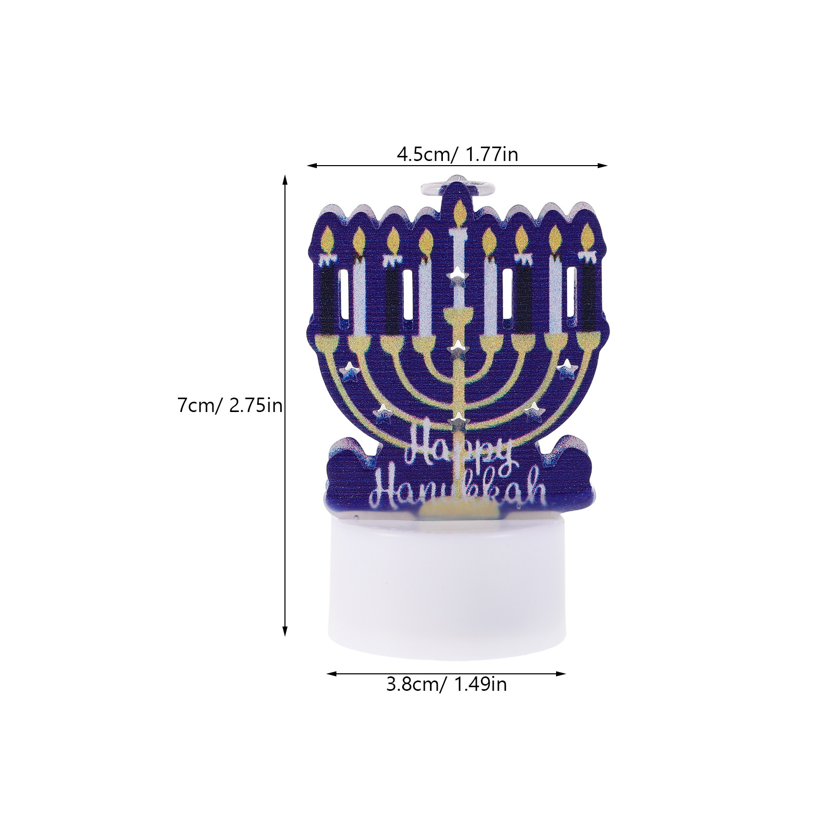 Iron LED Flameless Hanukkah Ca - Paraffin Wax review and price