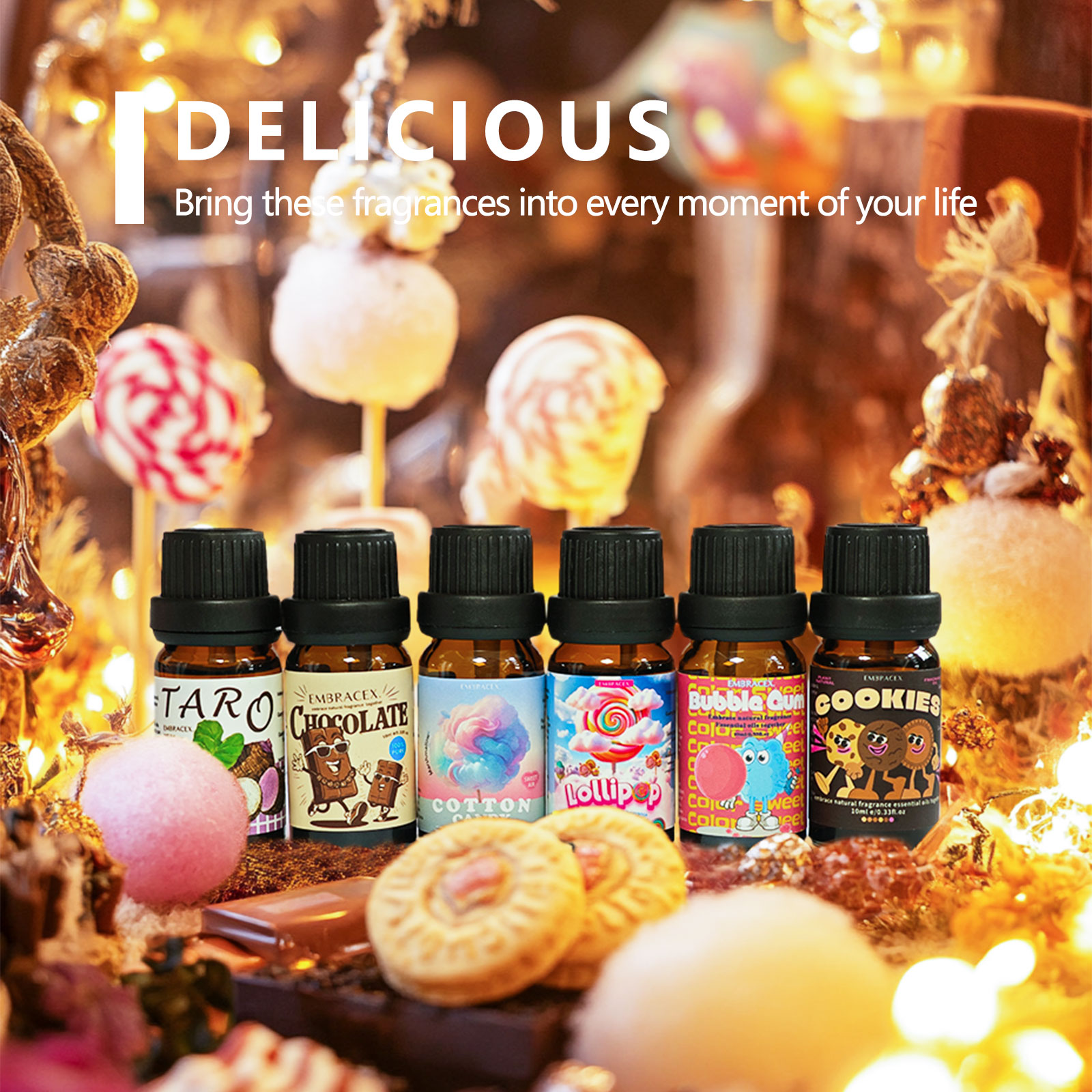 6PC/1Set Delicious Fragrance O - Candle Fragrance review and price