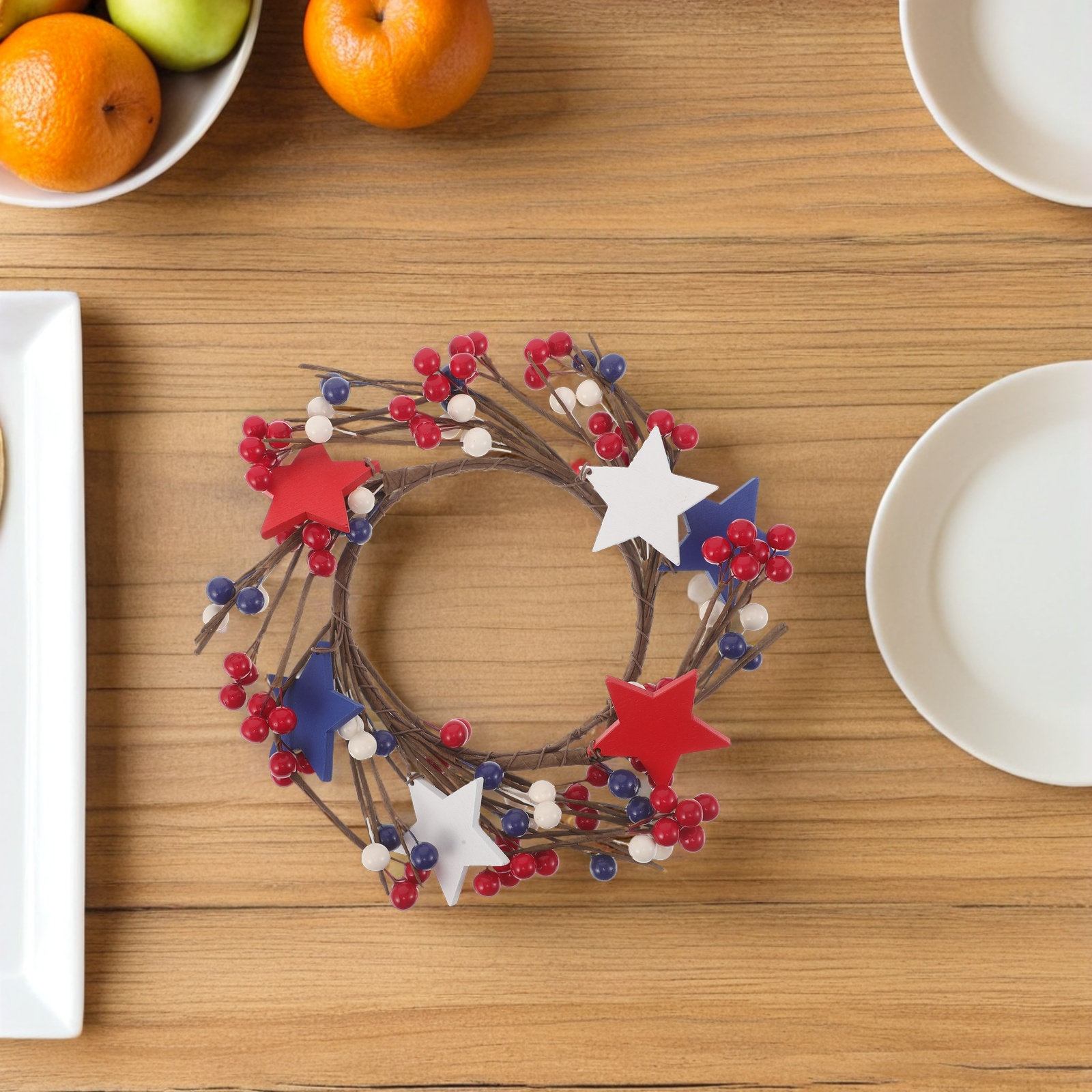 Table Centerpiece Wreath 4TH P - Paraffin Wax review and price