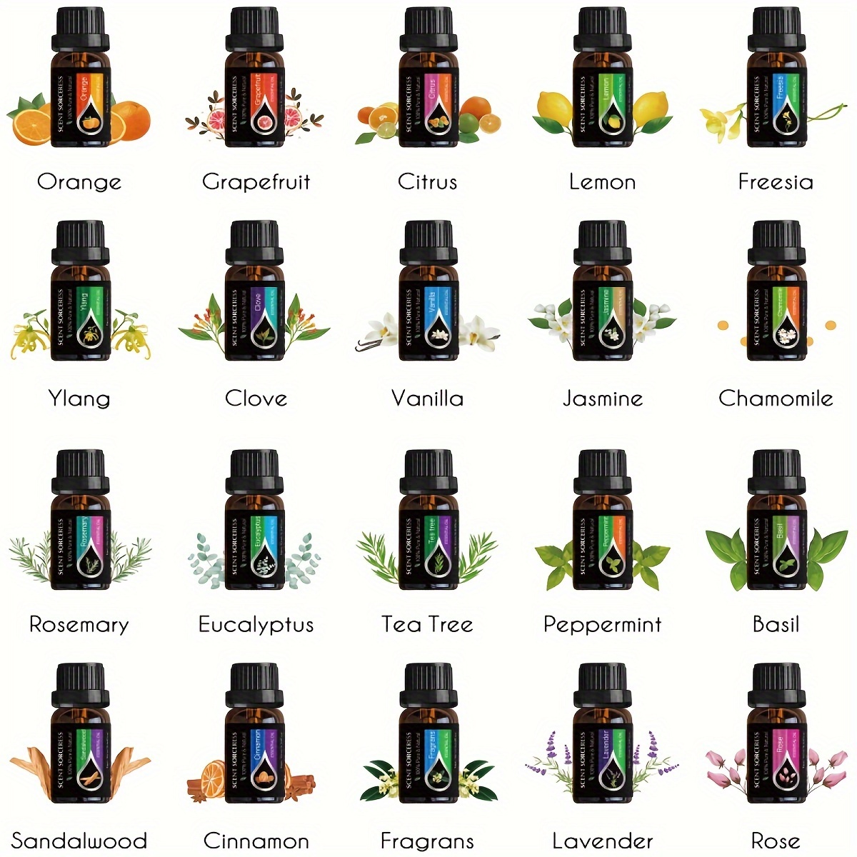 20pcs/set Essential Oil Set La - Candle Fragrance review and price