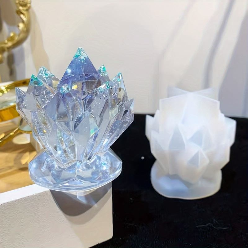 1pcCrystal Cluster Decorative  - Candle Molds review and price