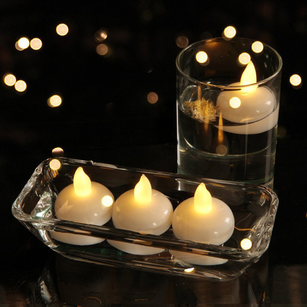 12Pcs Waterproof Floating Ligh - Paraffin Wax review and price