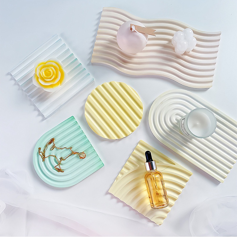 DIY Striped Wave Tray Mold For - Candle Molds review and price