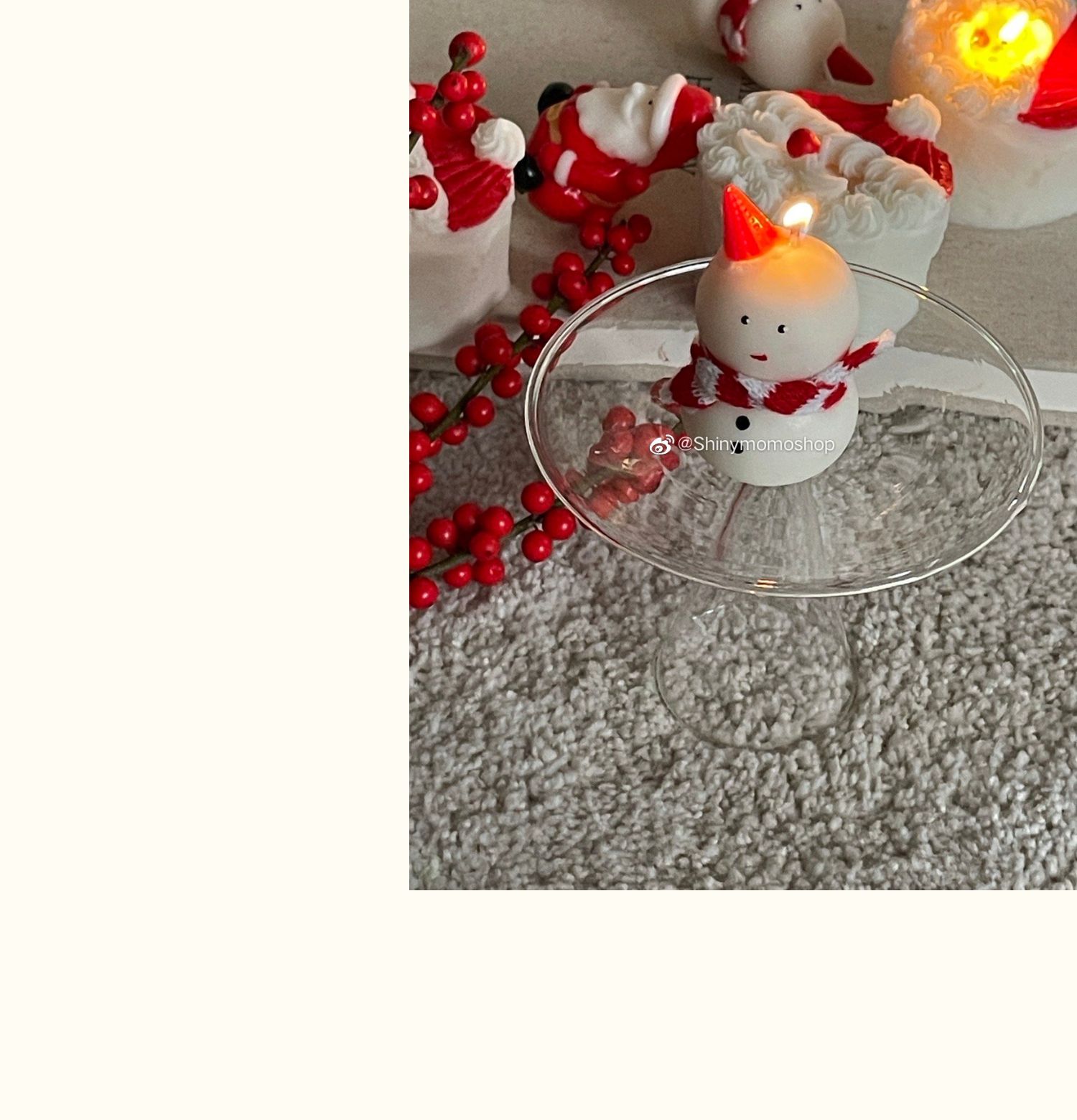 Korean style ins Christmas can - Soy Wax review and price