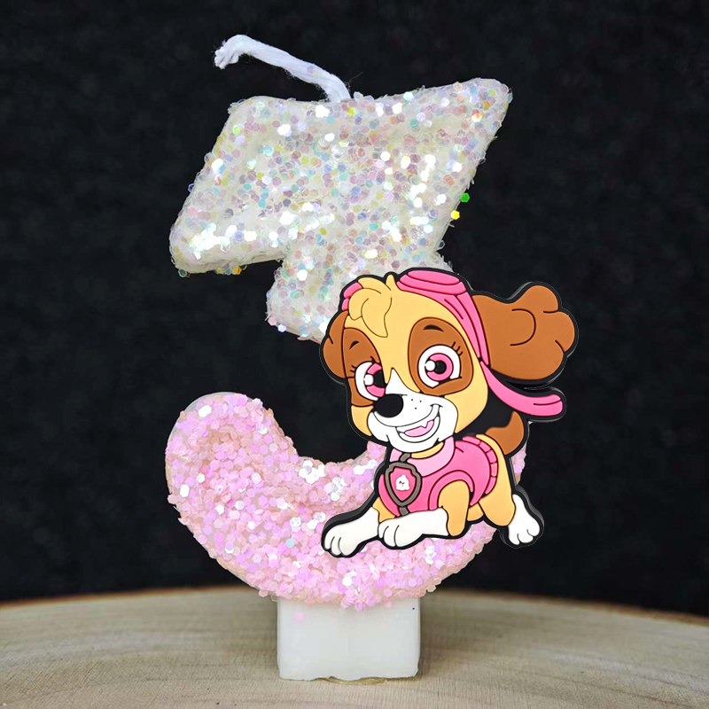 Paw Patrol Anime Number 0-9 Ca - Silk Candle review and price