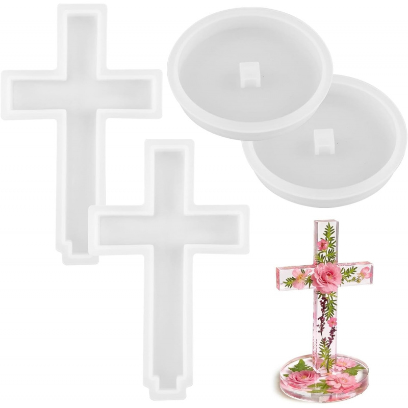 Two silicone molds with a base - Candle Containers review and price