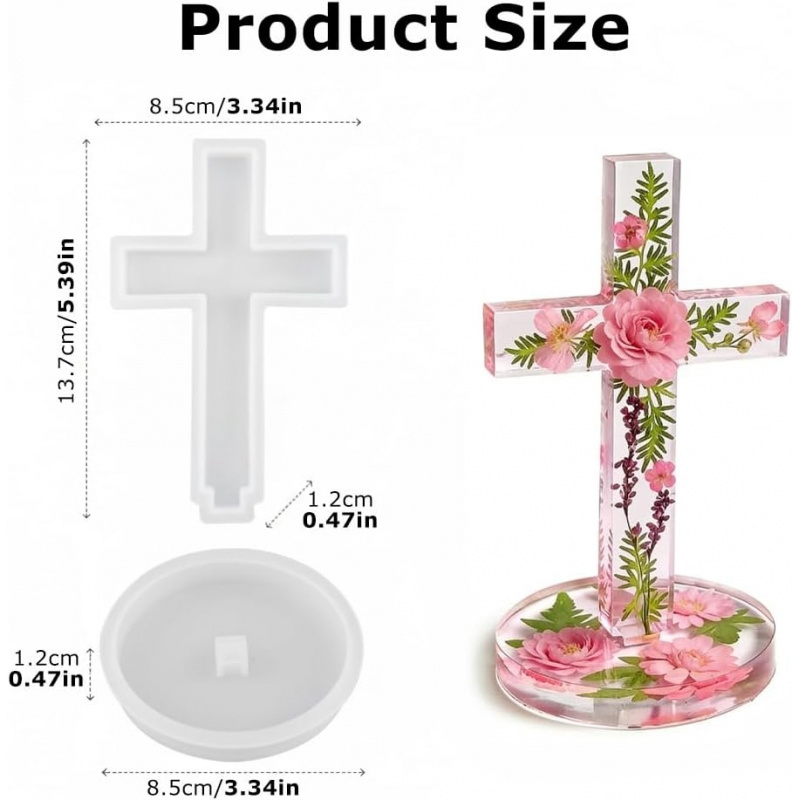 Two silicone molds with a base - Candle Containers review and price